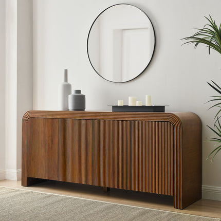 Modway EEI-7198 Waterflute 70" Fluted Sideboard Cabinet Modway