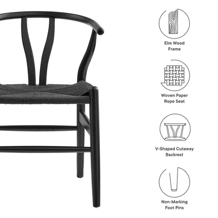 Modway EEI-7200 Amish 29" Wood Dining Chair Modway