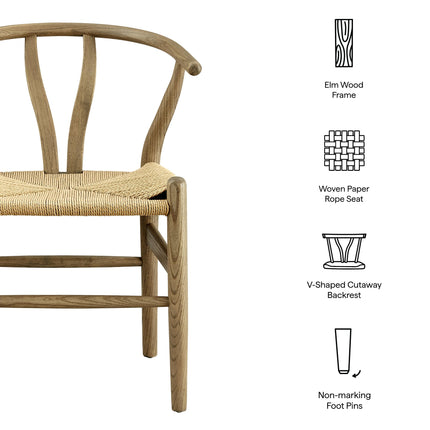 Modway EEI-7200 Amish 29" Wood Dining Chair Modway