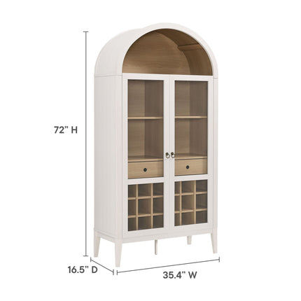 Modway EEI-7203 Nolan Arched Bar Cabinet Modway
