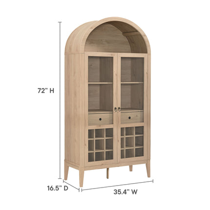 Modway EEI-7203 Nolan Arched Bar Cabinet Modway
