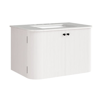 Modway EEI-7208 Zia 30" Wall-Mount Bathroom Vanity with Marble Sink Modway