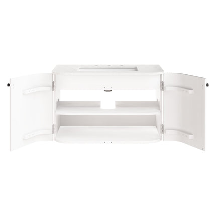 Modway EEI-7208 Zia 30" Wall-Mount Bathroom Vanity with Marble Sink Modway
