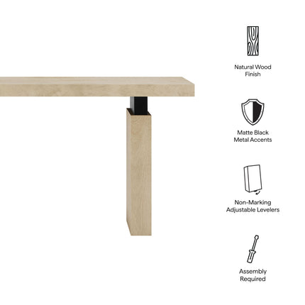 Modway EEI-7209 Piston 52" Rectangular Wood Console Table Modway