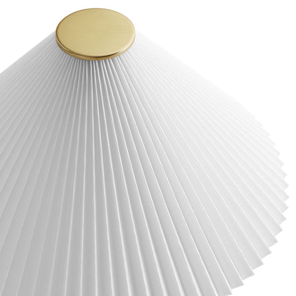 Modway EEI-7212 Jessica Wooden Base Table Lamp With Pleated Fabric Shade Modway