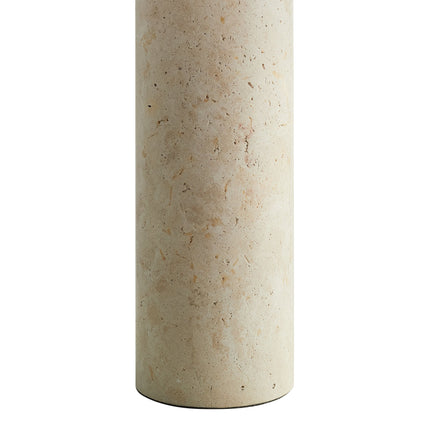 Modway EEI-7213 Zenith Travertine Table Lamp With Fabric Drum Shade Modway