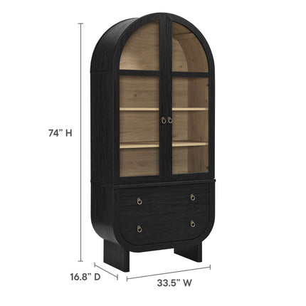 Modway EEI-7216 Nyx Arched Display Cabinet Modway