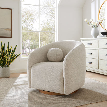 Modway EEI-7218 Holland Swivel Chenille Fabric Armchair Modway