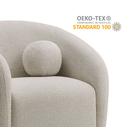 Modway EEI-7218 Holland Swivel Chenille Fabric Armchair Modway