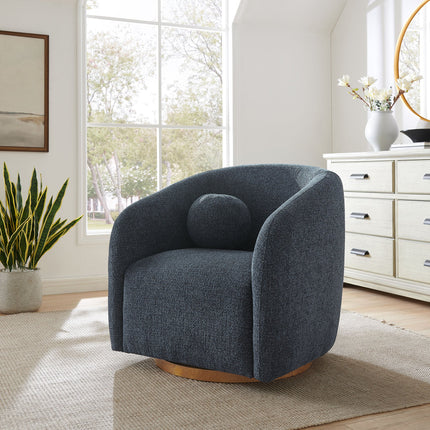 Modway EEI-7218 Holland Swivel Chenille Fabric Armchair Modway