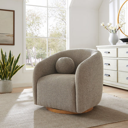 Modway EEI-7218 Holland Swivel Chenille Fabric Armchair Modway