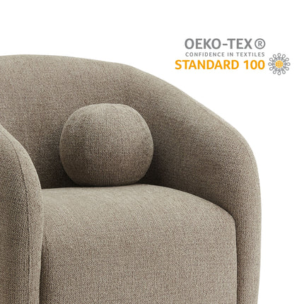 Modway EEI-7218 Holland Swivel Chenille Fabric Armchair Modway