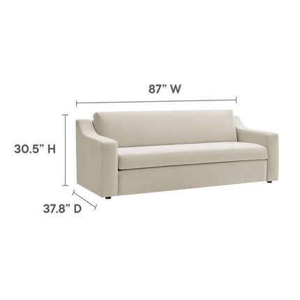 Modway EEI-7219 Liora Performance Velvet Sofa Modway