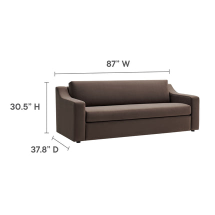 Modway EEI-7219 Liora Performance Velvet Sofa Modway