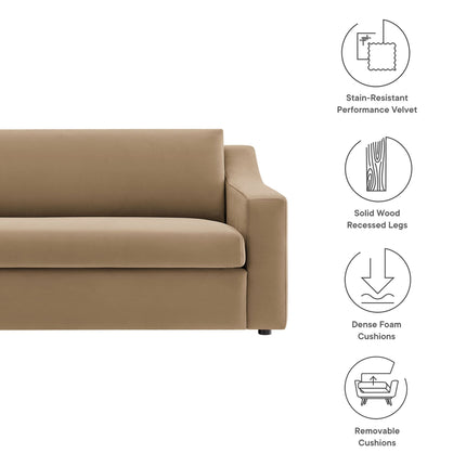 Modway EEI-7219 Liora Performance Velvet Sofa Modway