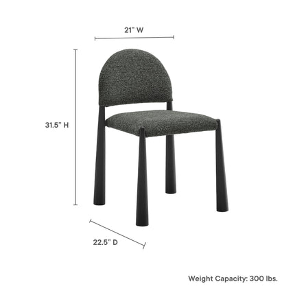 Modway EEI-7220 Hayley Upholstered Fabric Dining Side Chair Modway