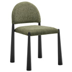 Black Leaf / Upholstered Fabric