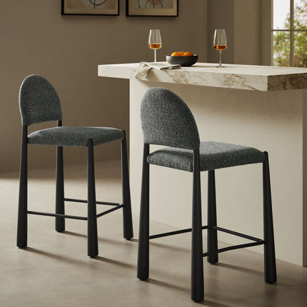 Modway EEI-7221 Hayley Upholstered Fabric Counter Stool Modway