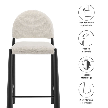Modway EEI-7221 Hayley Upholstered Fabric Counter Stool Modway