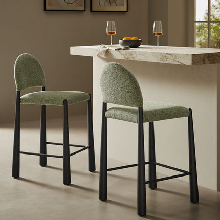 Modway EEI-7221 Hayley Upholstered Fabric Counter Stool Modway