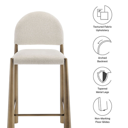 Modway EEI-7221 Hayley Upholstered Fabric Counter Stool Modway