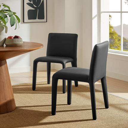 Modway EEI-7223 Rhodes Vegan Leather Upholstered Dining Chair Modway