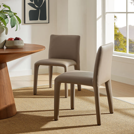 Modway EEI-7223 Rhodes Vegan Leather Upholstered Dining Chair Modway