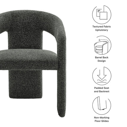Modway EEI-7224 Oslo Barrel Fabric Upholstered Dining Accent Chair Modway