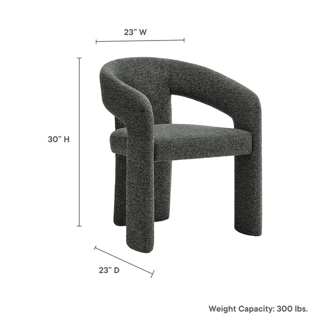 Modway EEI-7224 Oslo Barrel Fabric Upholstered Dining Accent Chair Modway