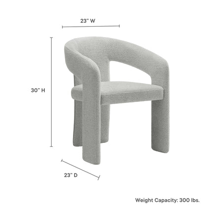 Modway EEI-7224 Oslo Barrel Fabric Upholstered Dining Accent Chair Modway