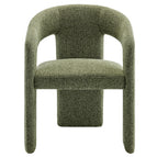 Leaf / Fabric Upholstered