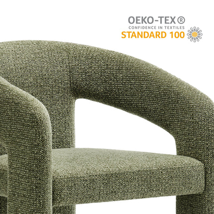 Modway EEI-7224 Oslo Barrel Fabric Upholstered Dining Accent Chair Modway