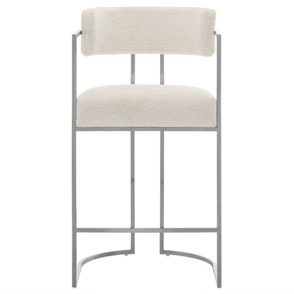 Modway EEI-7227 Huron Curved Back Fabric and Metal Counter Stool Modway