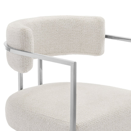 Modway EEI-7227 Huron Curved Back Fabric and Metal Counter Stool Modway