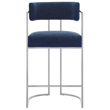 Modway EEI-7227 Huron Curved Back Fabric and Metal Counter Stool Modway