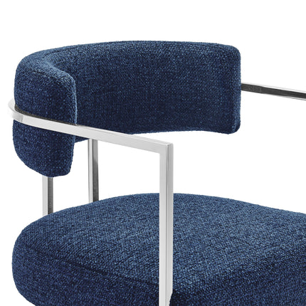Modway EEI-7227 Huron Curved Back Fabric and Metal Counter Stool Modway