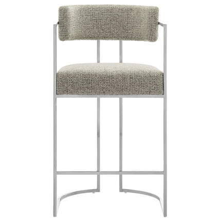 Modway EEI-7227 Huron Curved Back Fabric and Metal Counter Stool Modway
