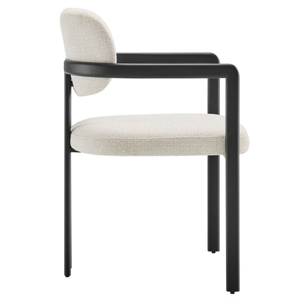 Modway EEI-7229 Elio Barrel Fabric and Metal Dining Chair Modway