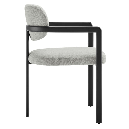 Modway EEI-7229 Elio Barrel Fabric and Metal Dining Chair Modway