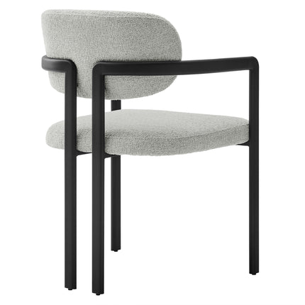 Modway EEI-7229 Elio Barrel Fabric and Metal Dining Chair Modway