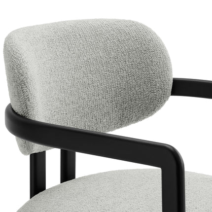 Modway EEI-7229 Elio Barrel Fabric and Metal Dining Chair Modway