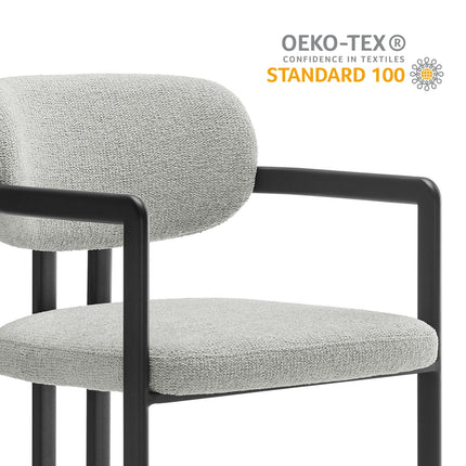 Modway EEI-7229 Elio Barrel Fabric and Metal Dining Chair Modway