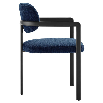 Modway EEI-7229 Elio Barrel Fabric and Metal Dining Chair Modway