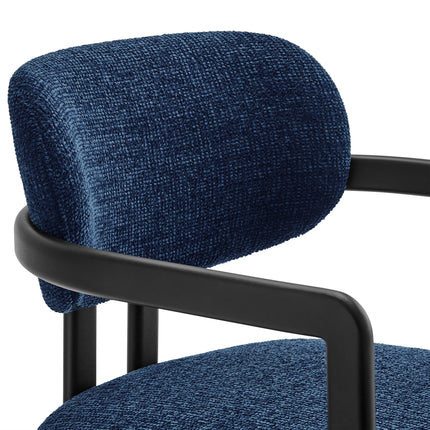 Modway EEI-7229 Elio Barrel Fabric and Metal Dining Chair Modway