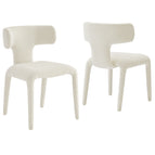 Cream / Boucle Upholstered
