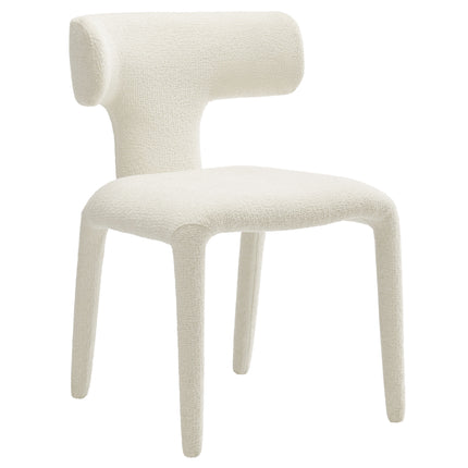Modway EEI-7230 Stellan Curved Back Boucle Upholstered Dining Chair Set of 2 - Plaza Home Decor