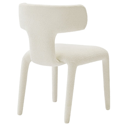 Modway EEI-7230 Stellan Curved Back Boucle Upholstered Dining Chair Set of 2 - Plaza Home Decor