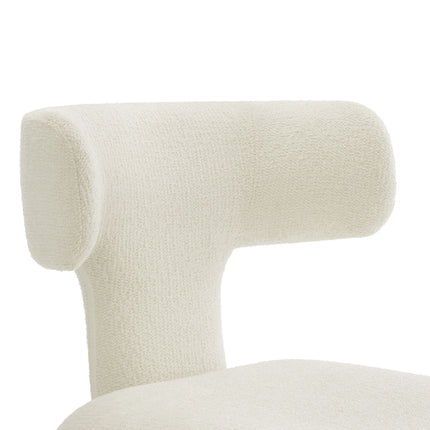 Modway EEI-7230 Stellan Curved Back Boucle Upholstered Dining Chair Set of 2 - Plaza Home Decor