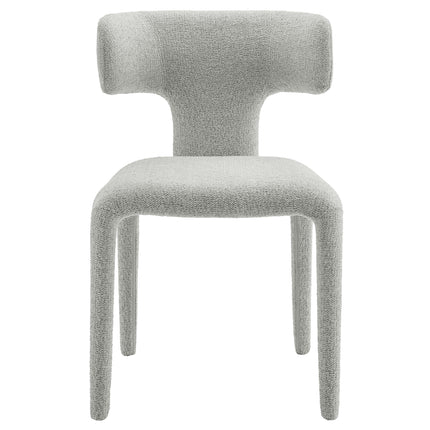Modway EEI-7230 Stellan Curved Back Boucle Upholstered Dining Chair Set of 2 - Plaza Home Decor