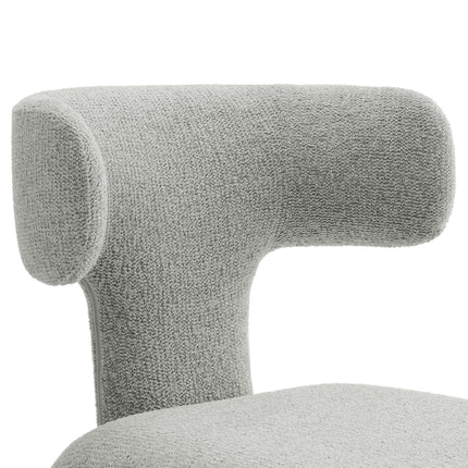 Modway EEI-7230 Stellan Curved Back Boucle Upholstered Dining Chair Set of 2 - Plaza Home Decor